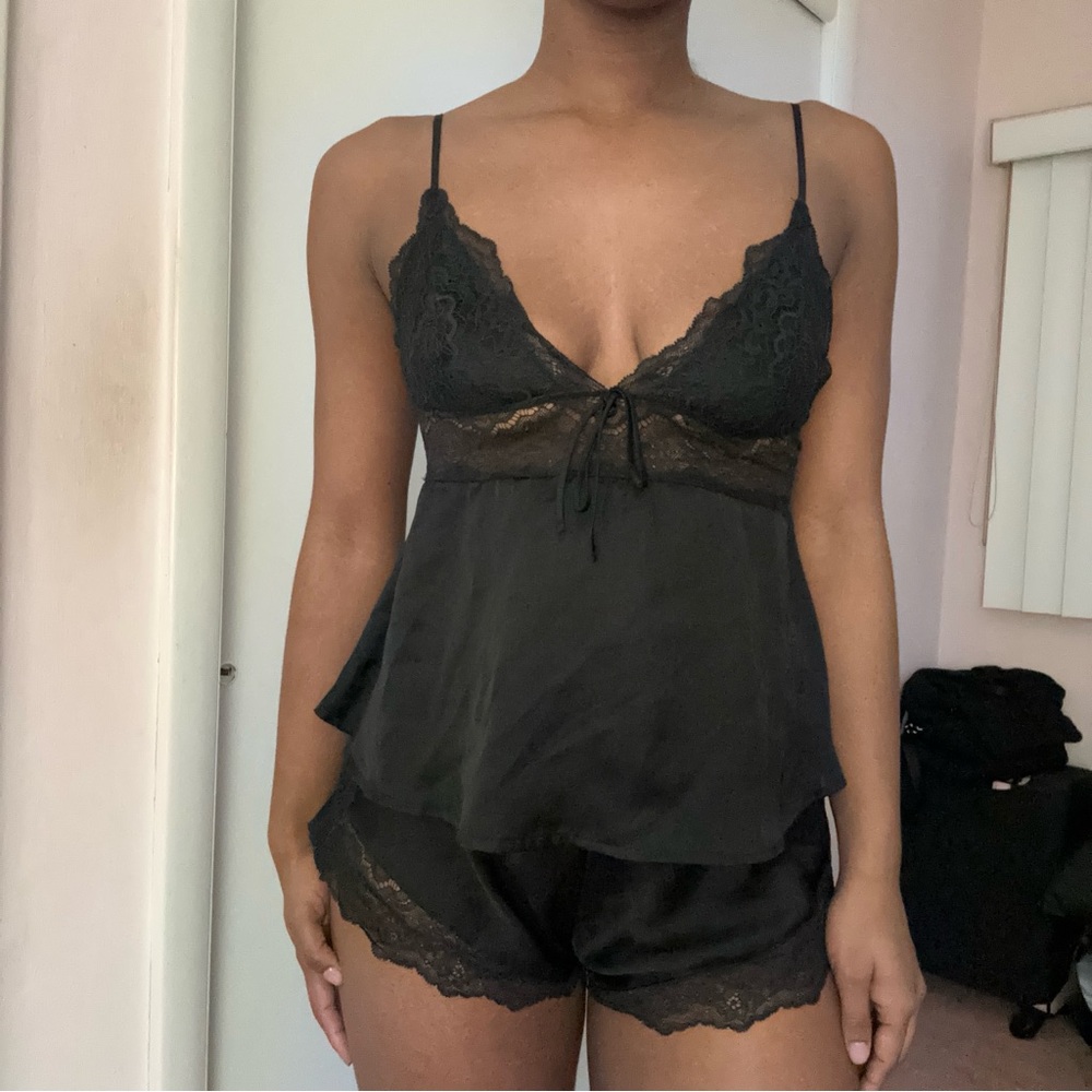 Victoria secret satin pajamas